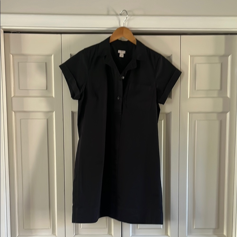 Black Button-Up Dress